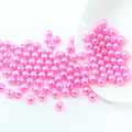 China Factory Supply Loose Round Faux Pearl Plastic Beads For Wedding DIY Jewelry Accessories